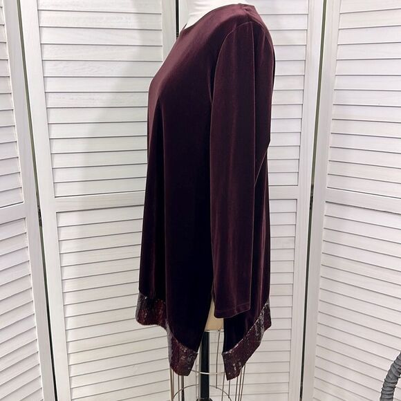 Chico's Travelers Tunic Size 3 (16) Formal Long Sleeve NWOT - Picture 9 of 16